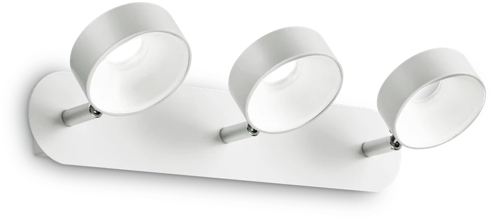 Lubinis šviestuvas Ideal Lux 18W ceiling lamp with 3 lights OBY, 3000K, juodas