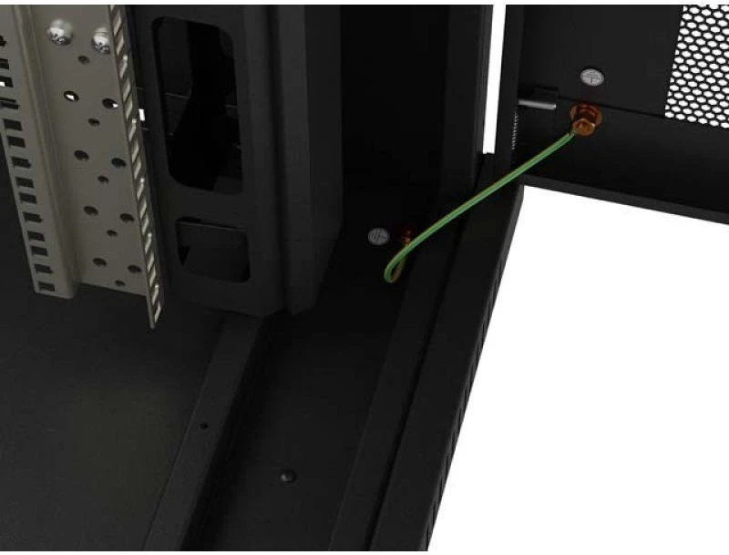 Lanberg pastatoma rack spintelė 19" 22U 800x1200 juodos perforuotos durys