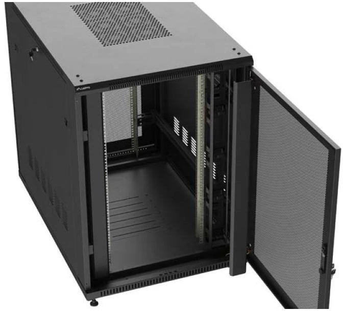Lanberg pastatoma rack spintelė 19" 22U 800x1200 juodos perforuotos durys