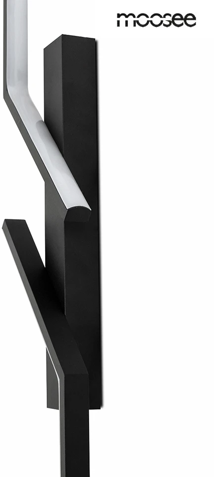 19W LED sieninis šviestuvas MAISON 100, juodas, 3000K