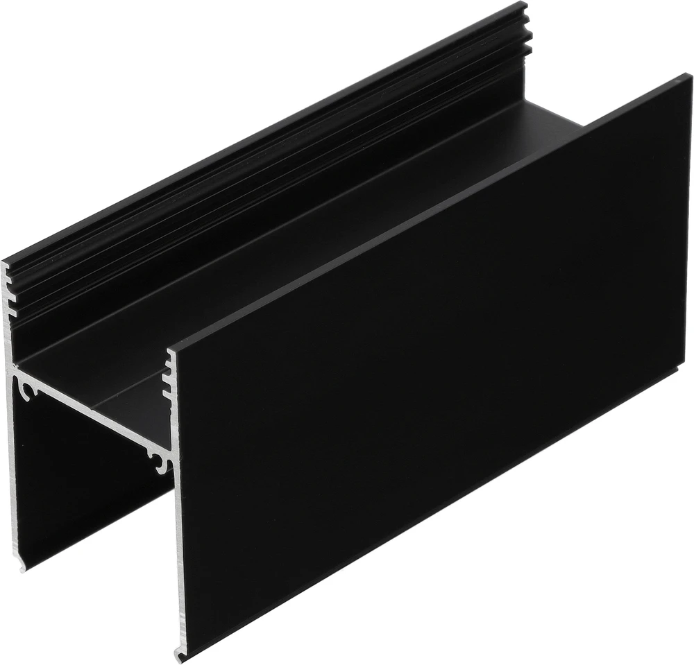 1m LED juostos profilis COMBO30-01, juodas