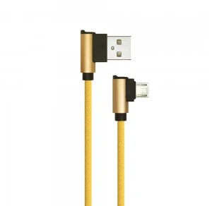V-tac 1m mikro USB laidas, auksinės spalvos