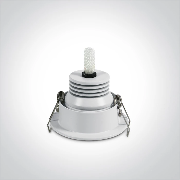 1W/3W LED įleidžiamas pakreipiamas šviestuvas, baltas, 3000K, 11103B/W/W