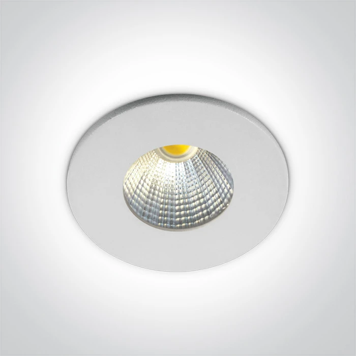 1W/3W LED įleidžiamas šviestuvas, baltas, 4000K, 10103B/W/C