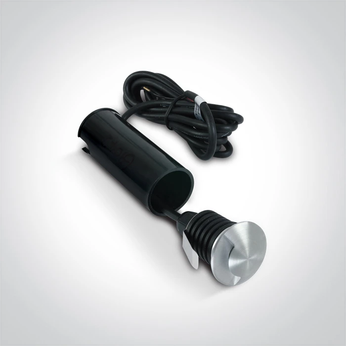 1W LED įleidžiamas į žemę šviestuvas, aliuminio sp., 3000K, 69042A/AL/W