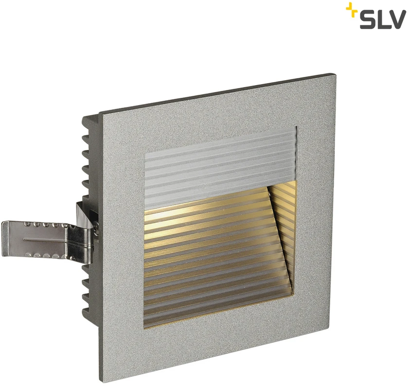 1W LED įleidžiamas šviestuvas CADRA, pilkas, 3000K