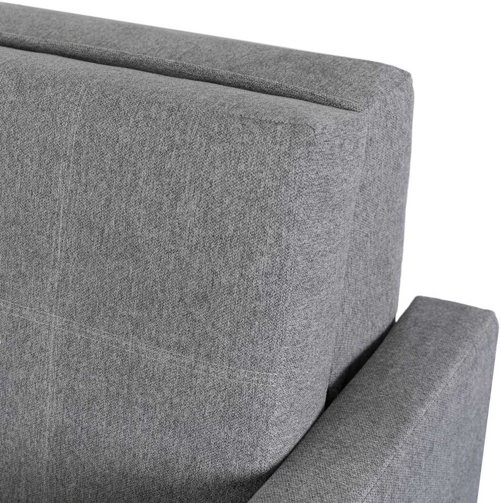 Mebel Elite Atlenkiamas miegamasis fotelis MILAN 2, 2 vnt., pilkas