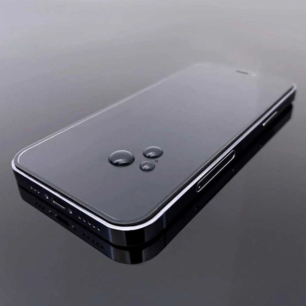 2 vnt. viso ekrano apsauginis stiklas su rėmeliu, skirtas dėklui Wozinsky Full Glue Apple iPhone 15 Plus (juodas)