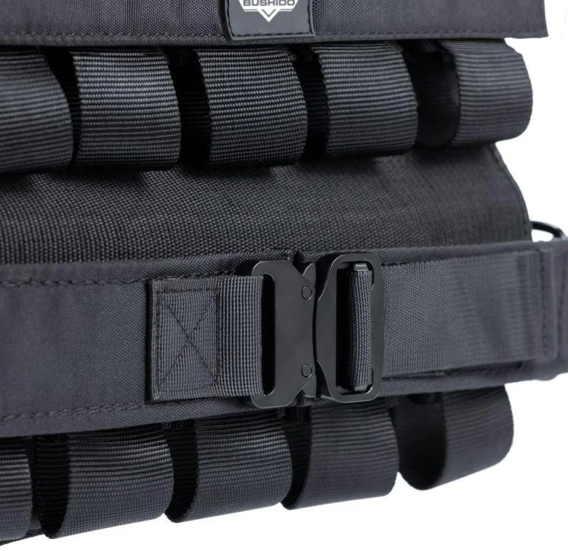 20 kg Svorinė treniruočių liemenė su skriemuliais W20B | DBX Bushido