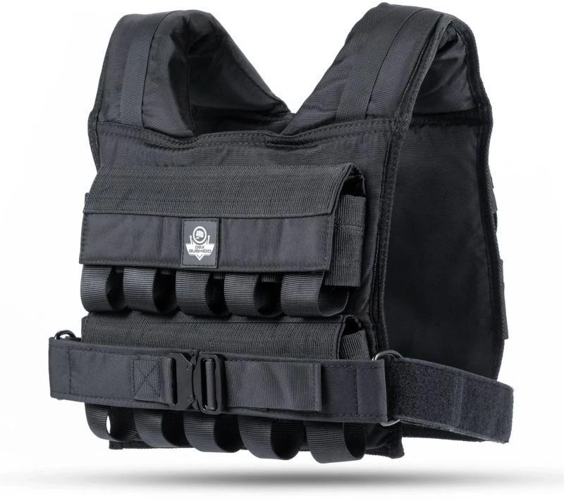 20 kg Svorinė treniruočių liemenė su skriemuliais W20B | DBX Bushido