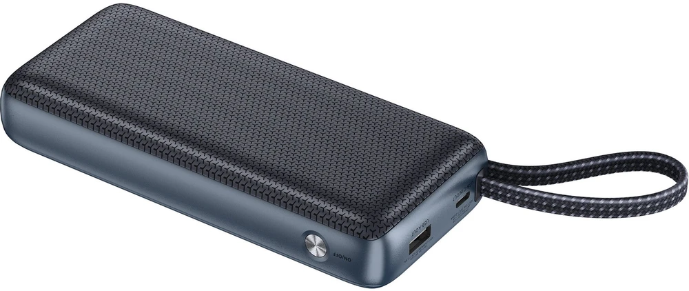 Sandberg 20000 mAh powerbankas su integruotu USB-C laidu, PD 67 W