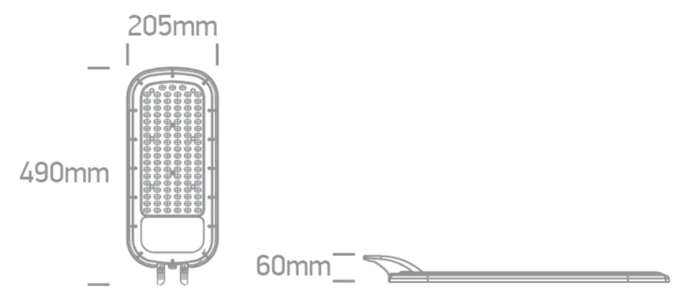 200W LED gatvės šviestuvas, antracito sp., 3000/4000/5000K, 70118D/AN/V
