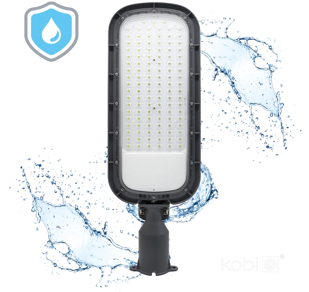 200W LED gatvės šviestuvas BRELUXO, pilkas, 4000K, IP65