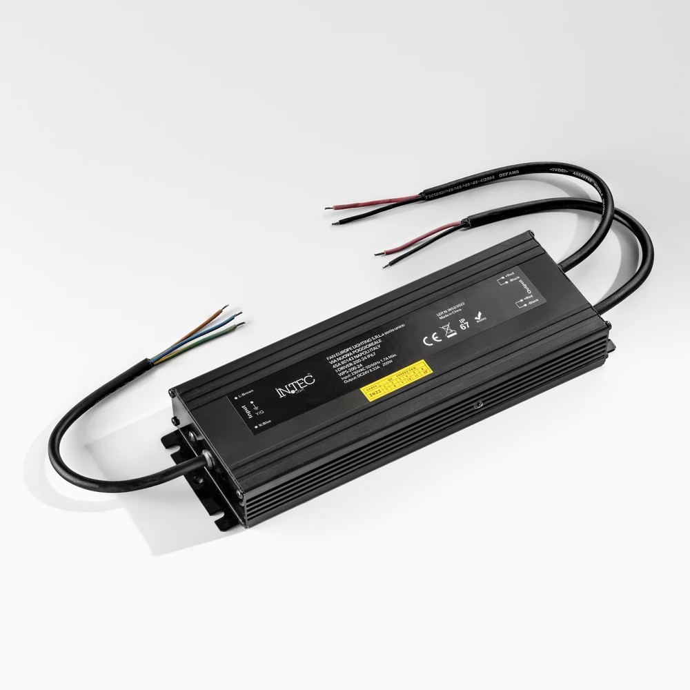 200W LED maitinimo šaltinis, 24V, IP67