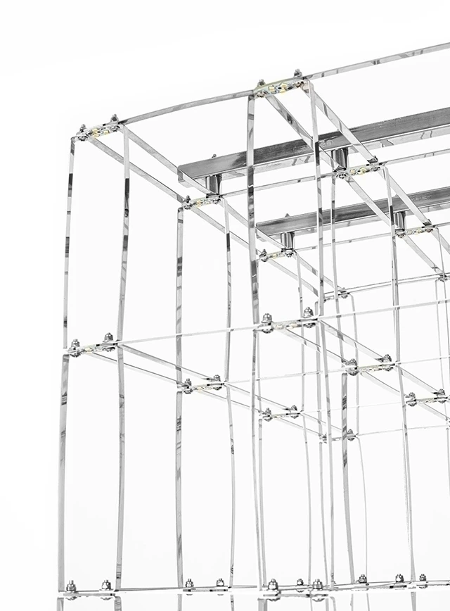 200W LED pakabinamas šviestuvas CONSTELAR, sidabro sp., 3000K