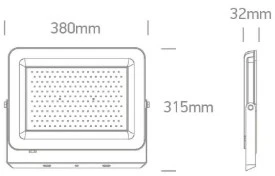 200W LED prožektorius, juodas, 3000/4000/6500K, IP65, 7028CF/B/V