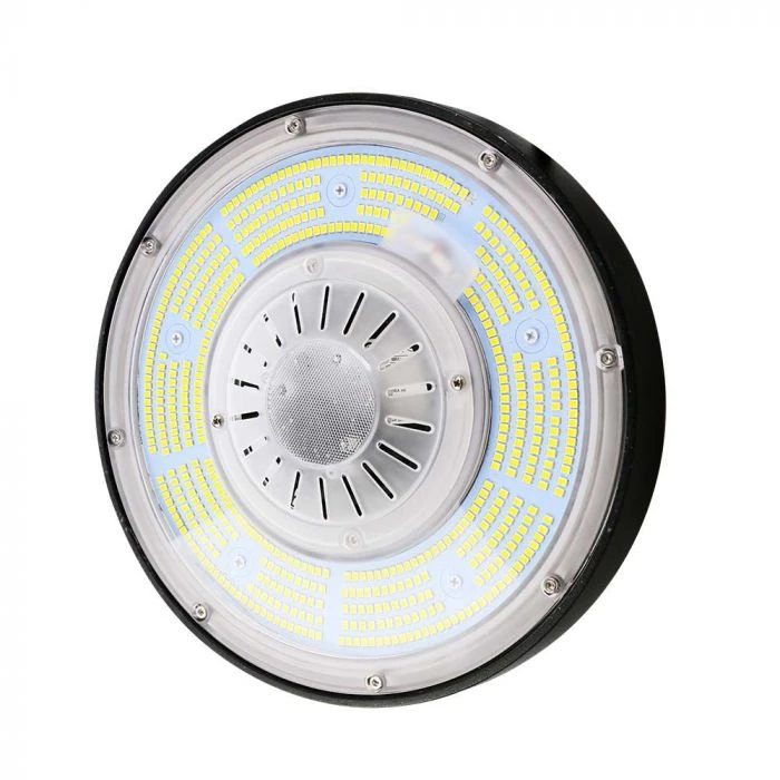 V-tac 200W LED UFO sandėlio šviestuvas, juodas, 6500K, dimeriuojamas