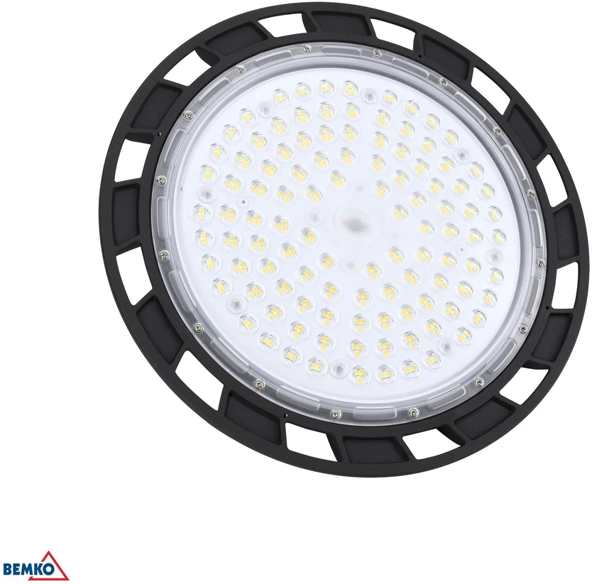 200W LED UFO šviestuvas PARIT, juodas, 4000K, IP65, 90°