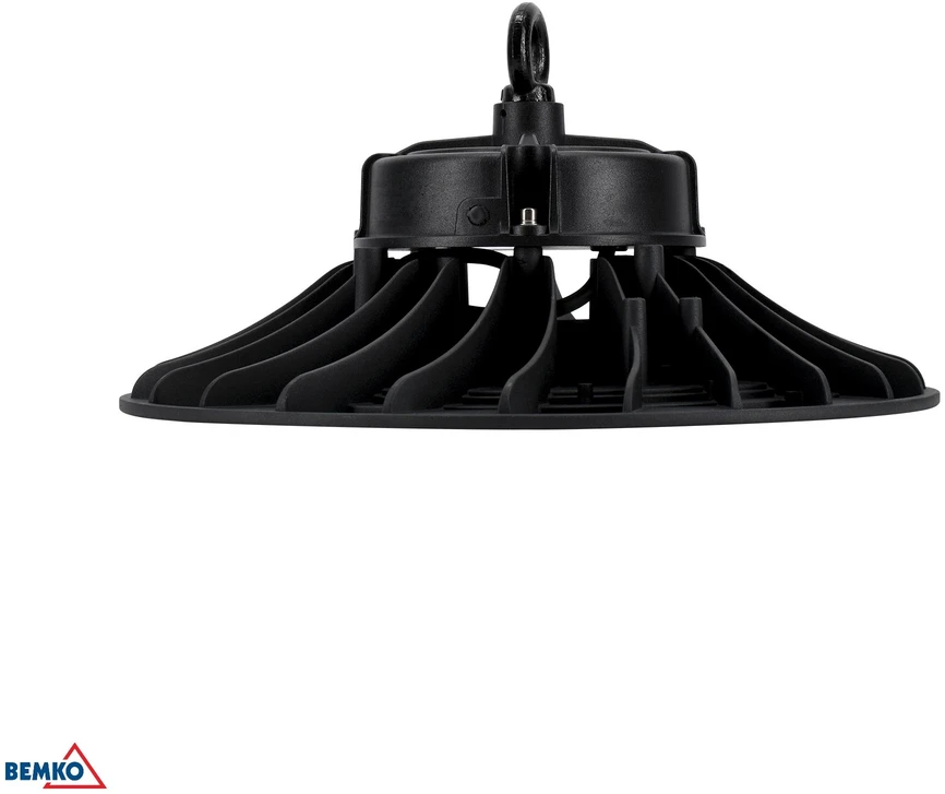 200W LED UFO šviestuvas PARIT, juodas, 4000K, IP65, 90°