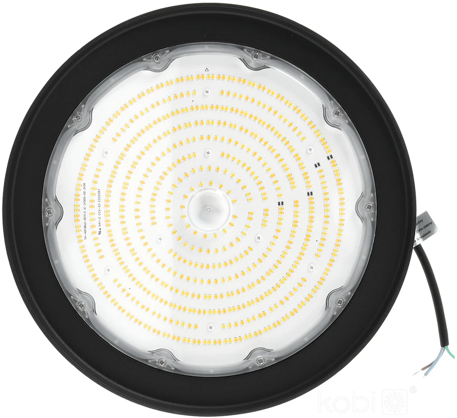 200W LED UFO šviestuvas RIO, juodas, 4000/5000K, IP66