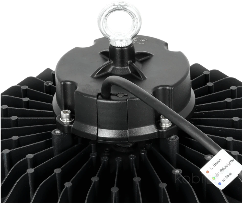 200W LED UFO šviestuvas RIO, juodas, 4000/5000K, IP66