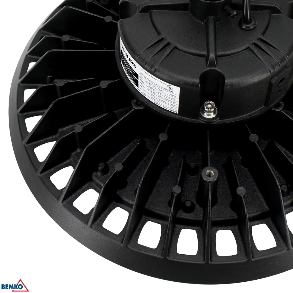 Luxmena 200W LED UFO šviestuvas ULTRAS, juodai pilkos sp., 4000K, IP65