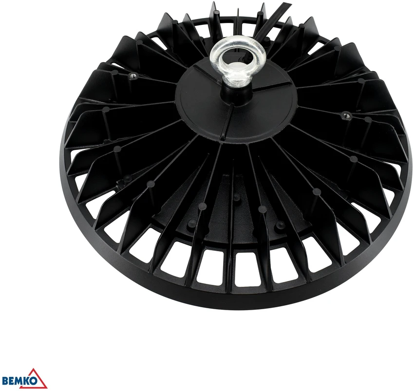 200W LED UFO šviestuvas VOYAGER, juodas, 4000K, IP65, 120°