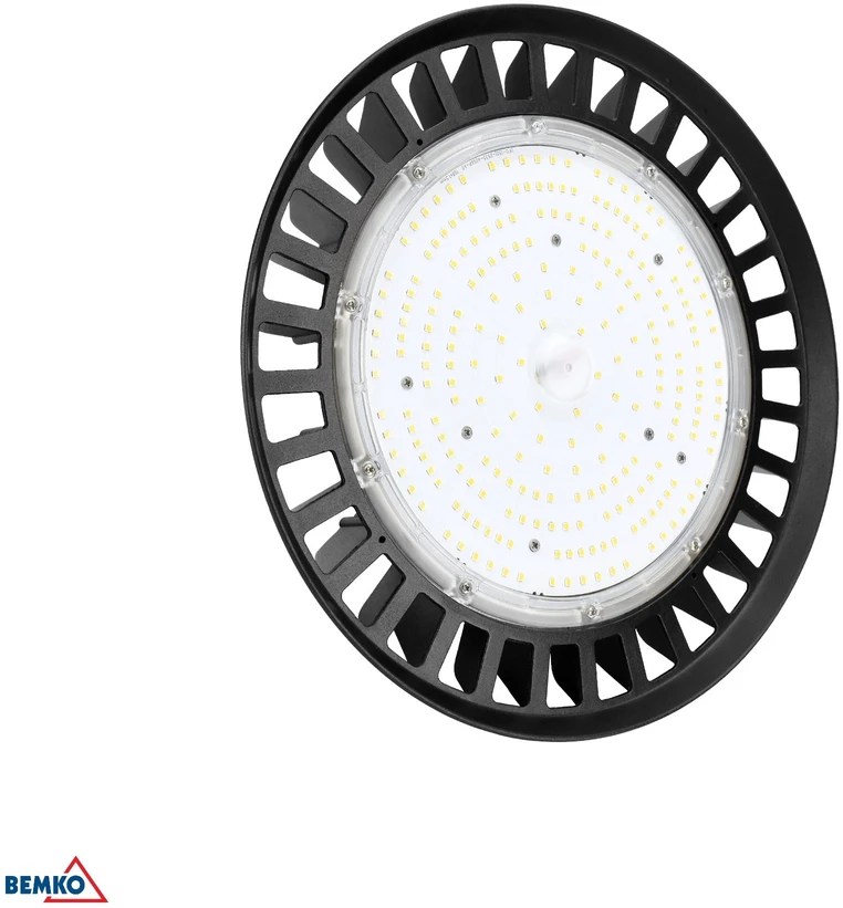 200W LED UFO šviestuvas VOYAGER, juodas, 4000K, IP65, 120°