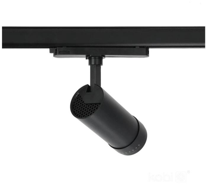 20W akcentinis šviestuvas į 3 fazių bėgelius LED NEXTRACK VISION, juodas, 3000/4000/5000K, 30-60°