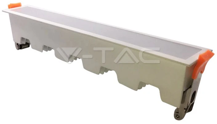 20W įleidžiamas linijinis šviestuvas V-TAC, baltas, 6400K (šaltai balta)