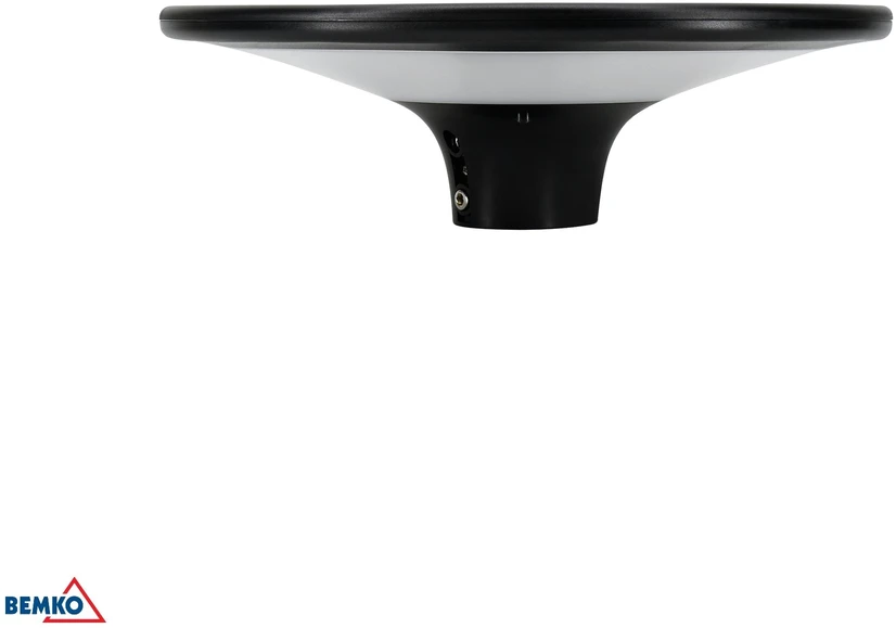 Bemko 20W LED gatvės šviestuvas su saulės baterija, juodas, 4000K, IP65