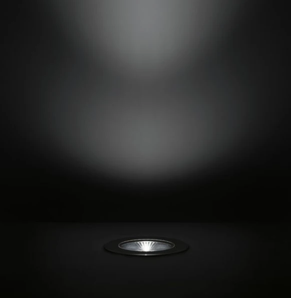20W LED įleidžiamas į žemę šviestuvas CNC 150, pilkas, 3000K, 32°