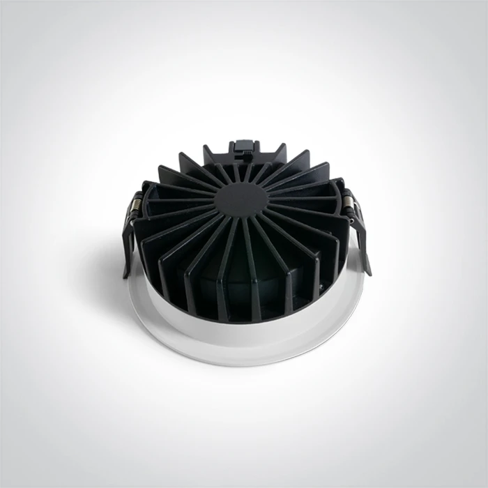 20W LED įleidžiamas šviestuvas, baltas, 3000/3500/4000K, su filtru nuo akinimo, 10120DH/W/V
