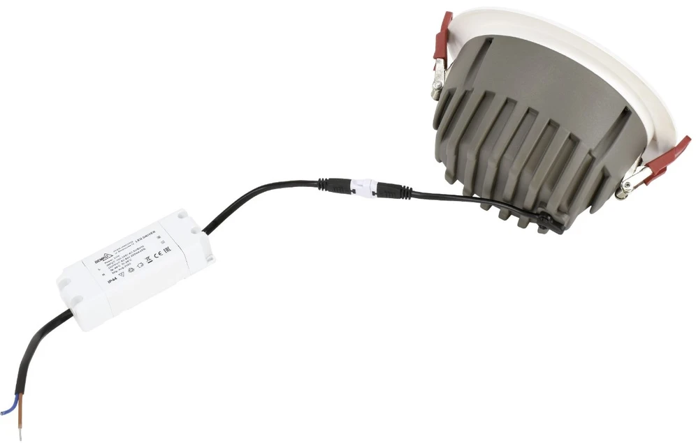 Bemko 20W LED įleidžiamas šviestuvas FALED 2, baltas, 4000K, IP44