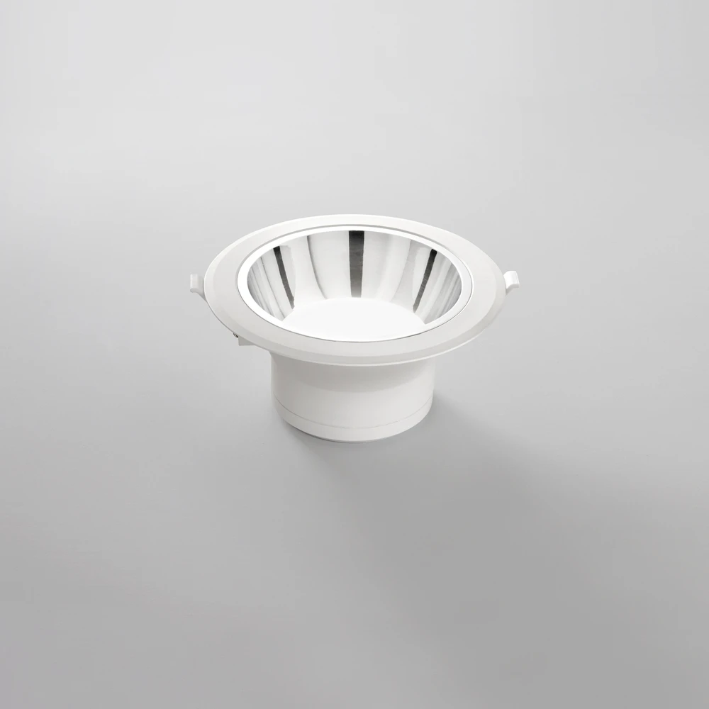 20W LED įleidžiamas šviestuvas MACK, baltos/chromo sp., 3000K