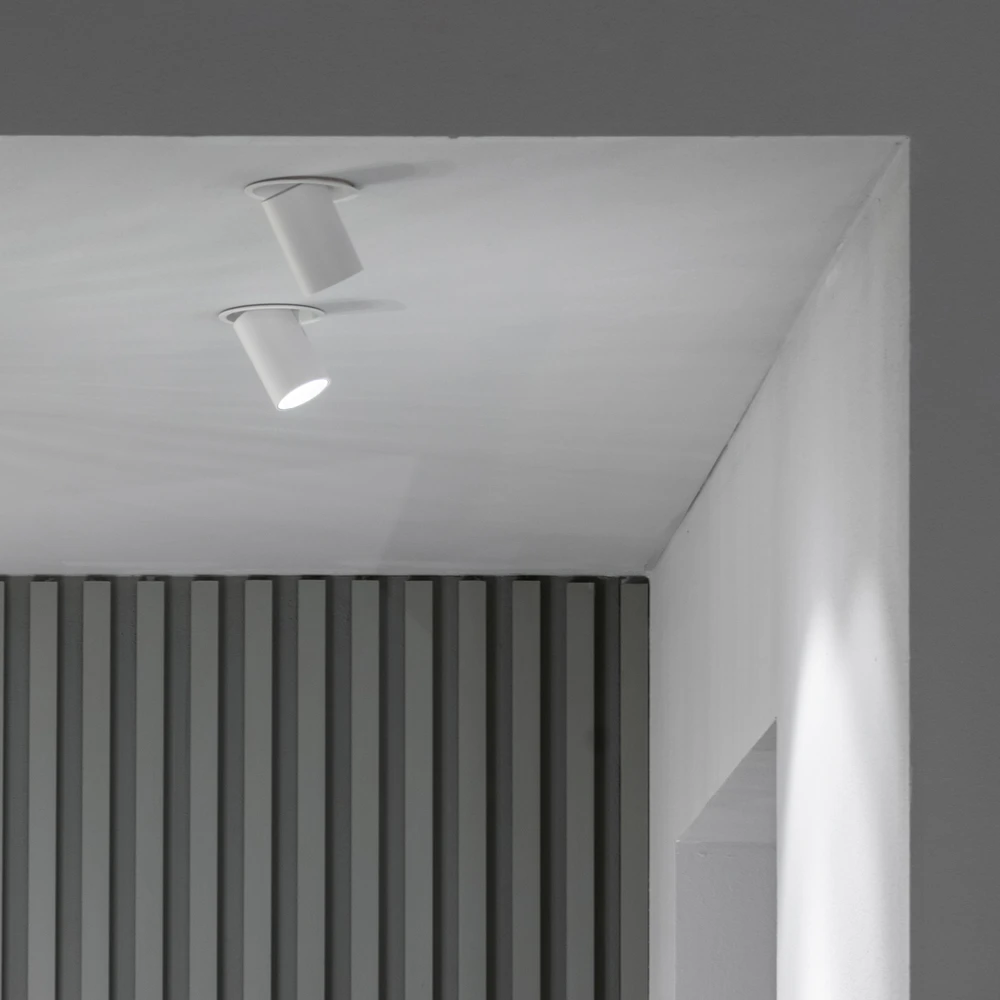 20W LED įleidžiamo montavimo šviestuvas NOVA, baltas, 3000K, reguliuojamas, 364407