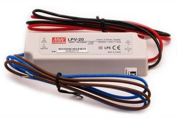 20W LED impulsinis maitinimo šaltinis MEAN WELL, 24V, 0.84A, IP67