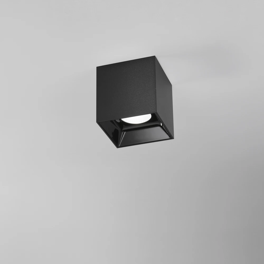 20W LED lubinis šviestuvas MIG, juodas, 3000K