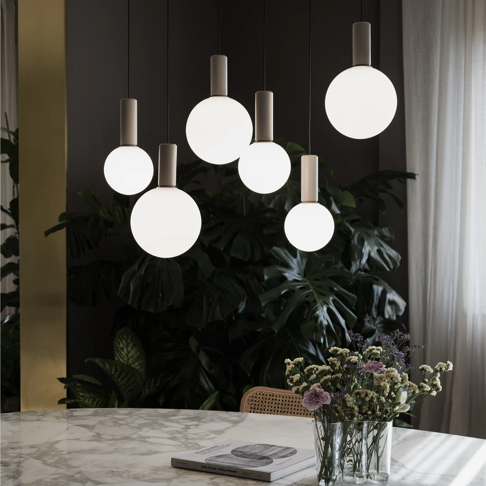 20W LED pakabinamas šviestuvas ODEON, pilkos/baltos sp., 3000K, 349213