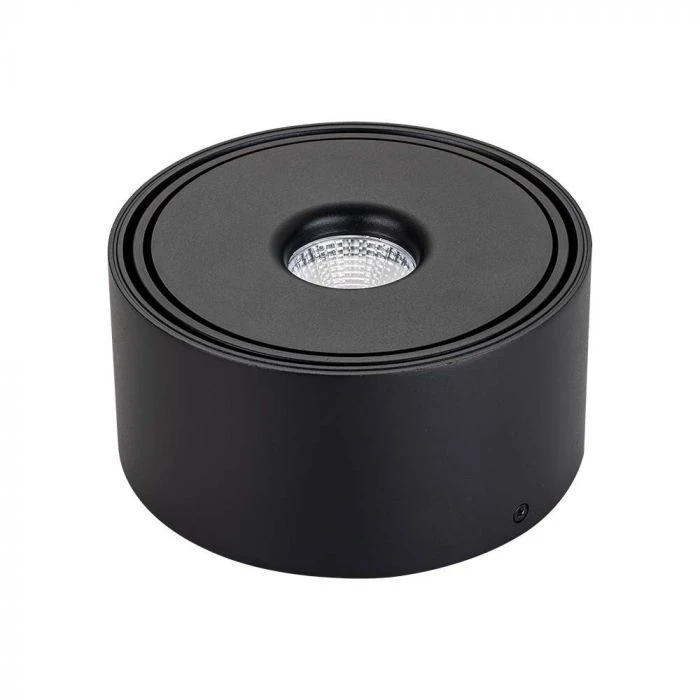 Lubinis šviestuvas V-tac 20W LED paviršinis šviestuvas, juodas, 3000-6400K