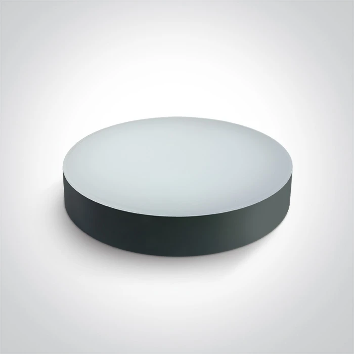 Lubinis šviestuvas 20W LED plafonas, antracito sp., 3000/4000/6500K, 67498/AN/V