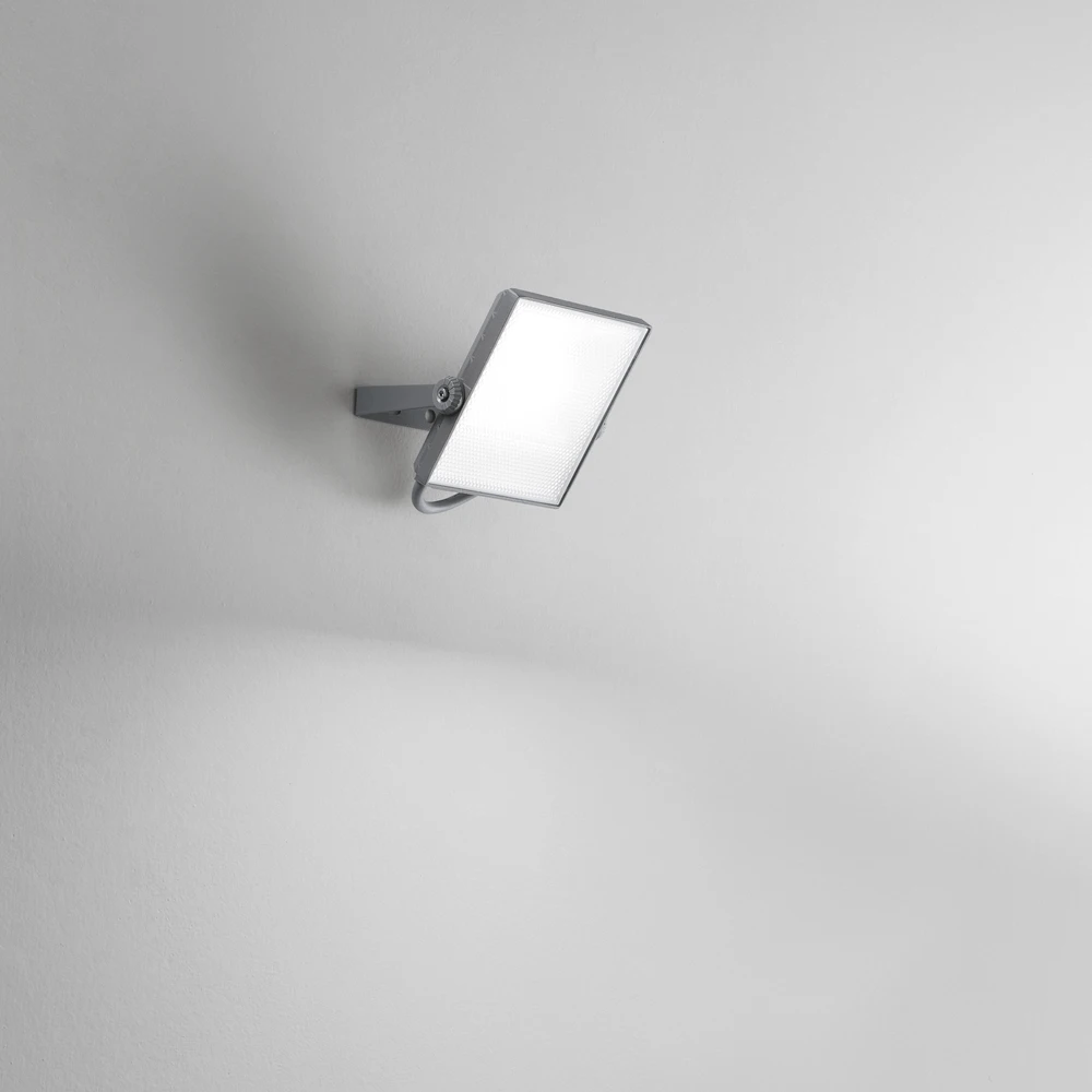 20W LED prožektorius AXEL, sidabro sp., CCT, IP65