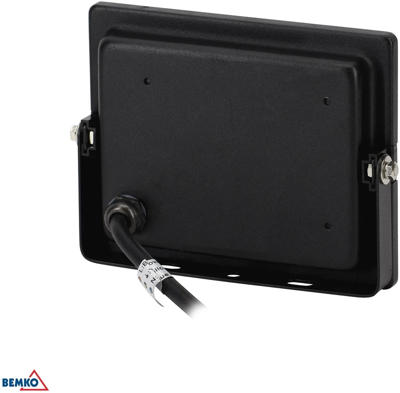 20W LED prožektorius KASTEL, juodas, 4000K, IP65, 120°
