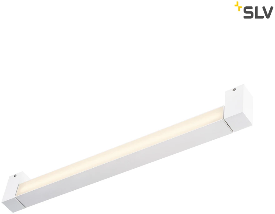 Sieninis šviestuvas 20W LED sieninis/lubų šviestuvas LONG GRILL, baltas, 3000K