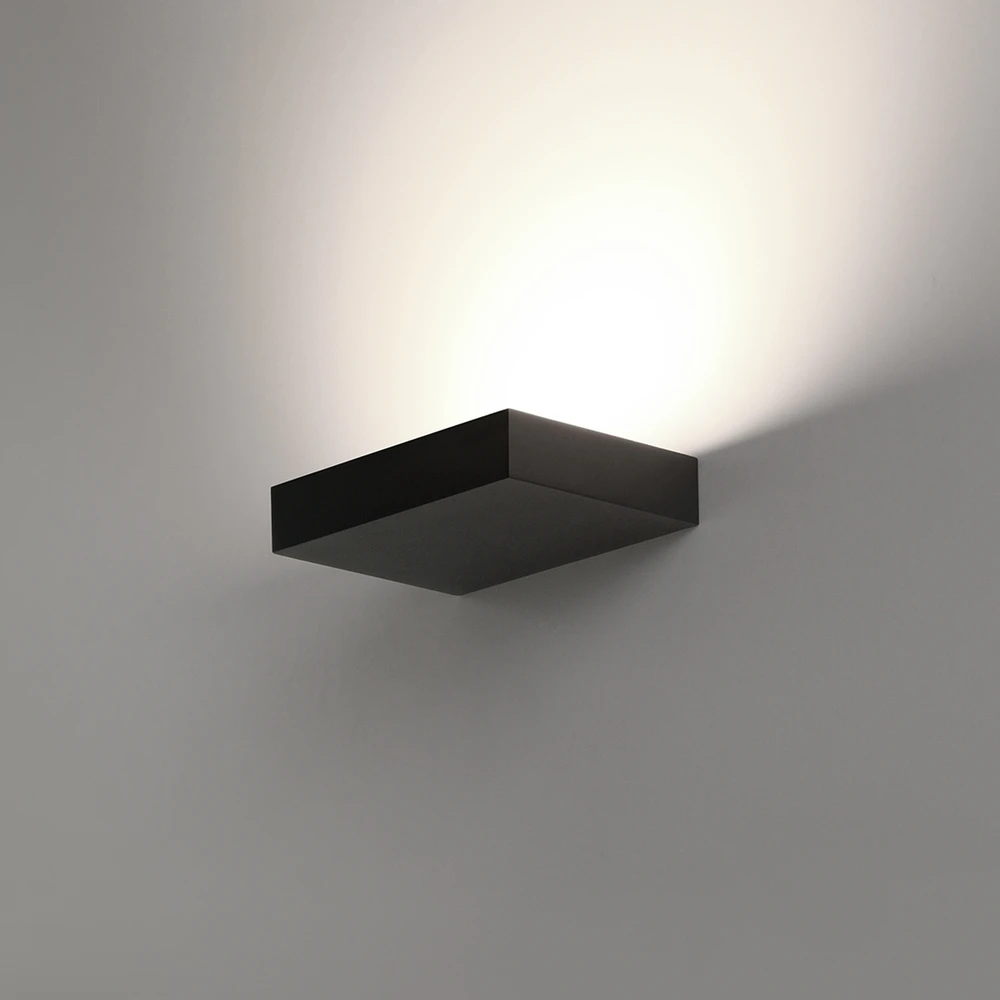 20W LED sieninis šviestuvas BRICK, juodas, 2700/3000/4000K, dimeriuojamas, A3972072NDT