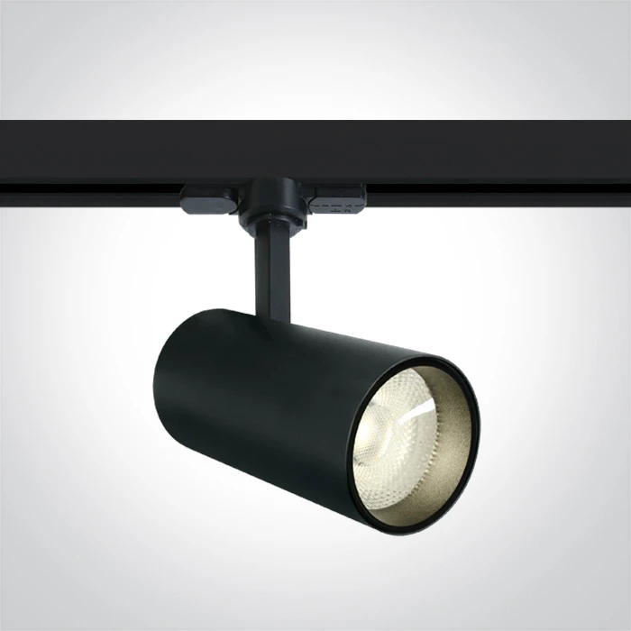 20W LED šviestuvas į bėgelius, juodas, 3000K, 65642BT/B/W