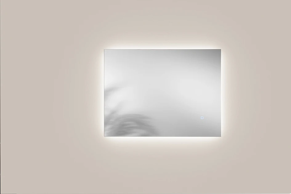 Sieninis šviestuvas 20W LED šviestuvas - veidrodis HALO, sidabro sp., CCT, dimeriuojamas, IP44