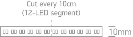 20W/m LED juosta, 2700K-6500K, 5m ritė, 7835/DEW