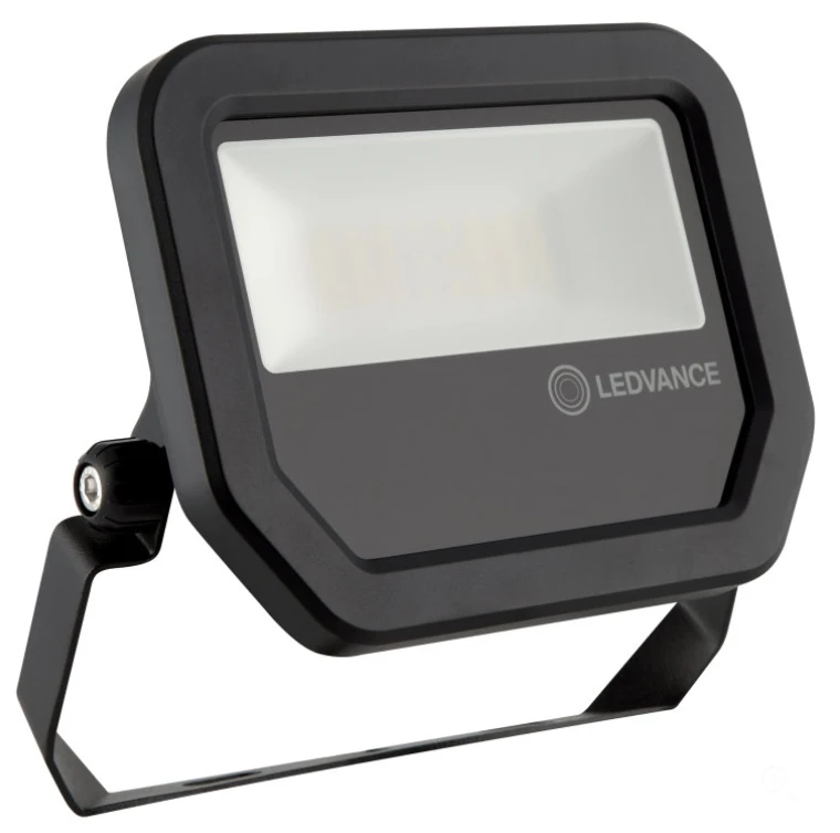 20W Prožektorius LEDVANCE, 4000K, IP65, juodas