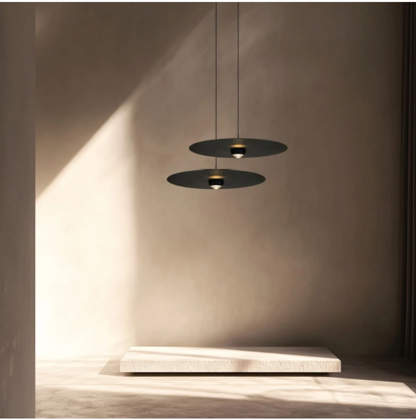 21W LED pakabinamas šviestuvas, juodas, 3000K, dimeriuojamas, 35cm, 2585